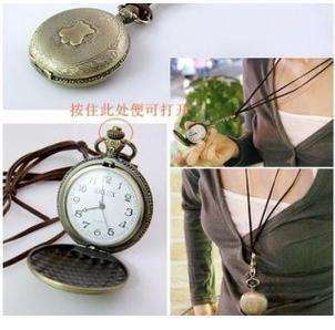 OLD FASHION NECLACE WATCH