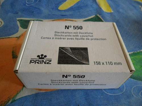 STOCKCARDS  100 WITH COVERFOIL EASY ACCESSABLE BOX  ENLARGED IMAGES
