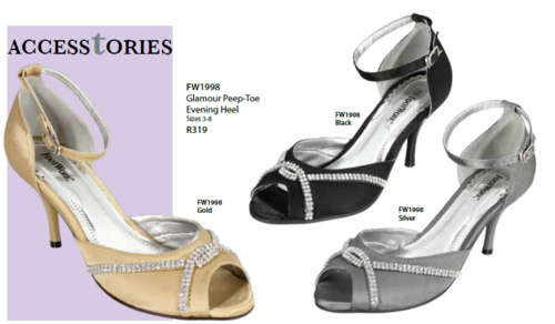 ***Glamour Peep-Toe Evening Heel***