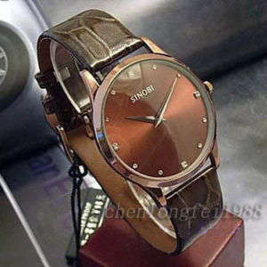 fine men's watch leather wrist watches