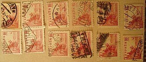 Espana, 10 c. Red