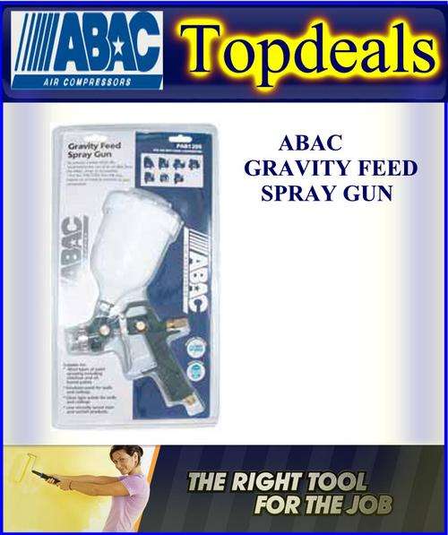 ABAC GRAVITY FEED SPRAY GUN- Air tools