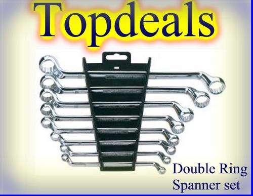 8 Piece Double ring Offset Wrench Set - Wrenches