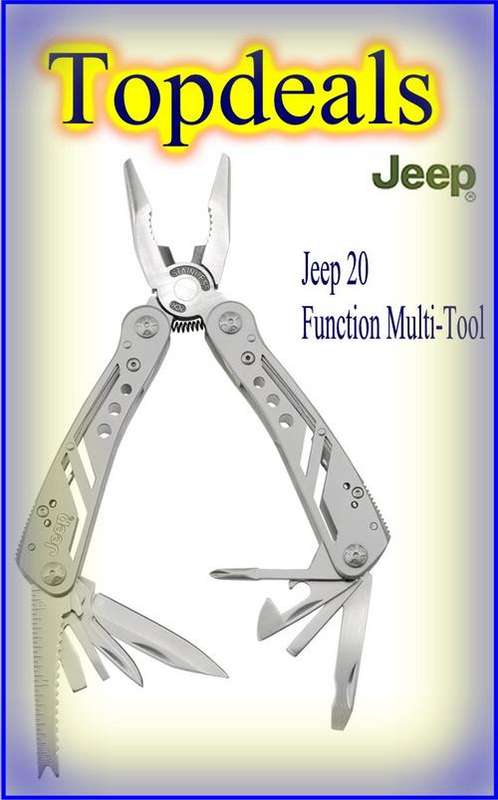 Jeep 20 Function Multi-Tool -Knives