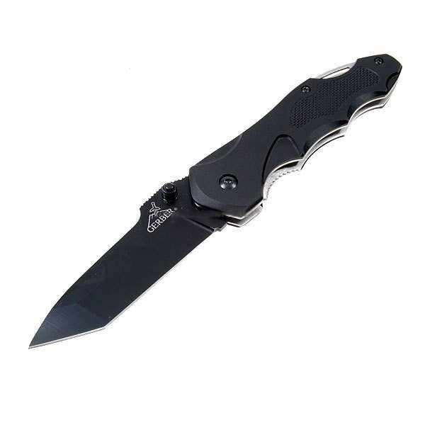 Knife Gerber Kiowa Combat Tanto Folder Teflon Knives -Swords