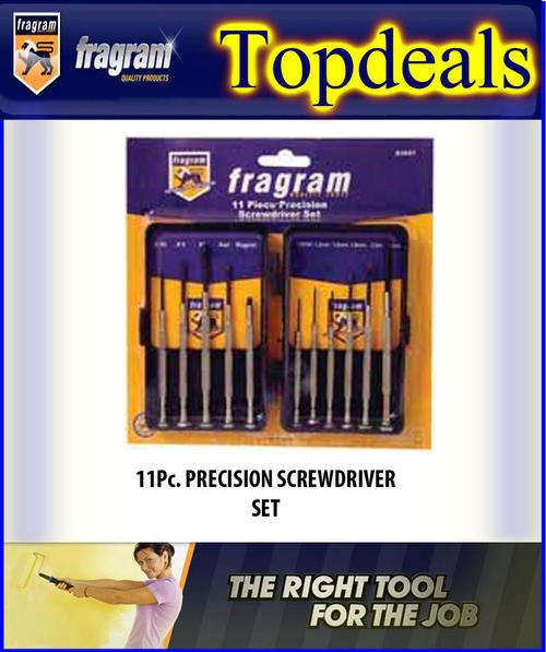 11Pc. PRECISION SCREWDRIVER SET -Hand Tool
