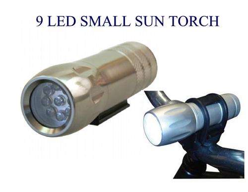 9 LED SMALL SUN TORCH -Outdoors