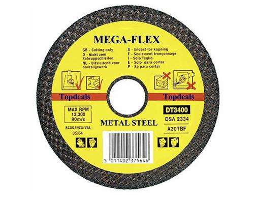 Mega-Flex Flexicut Steel Discs 115mm - abrasives