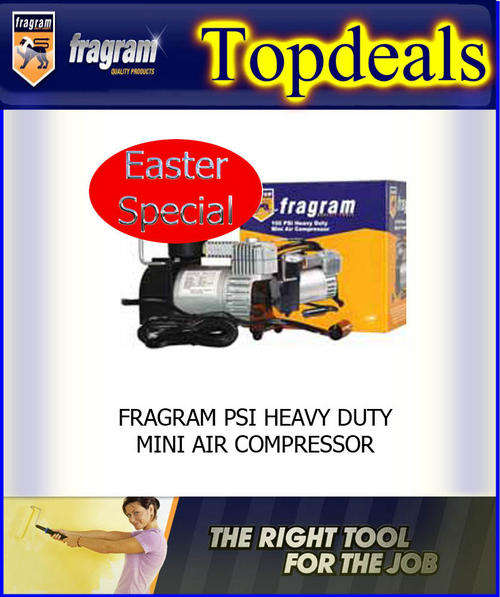 FRAGRAM PSI HEAVY DUTY MINI AIR COMPRESSOR - Easter Special