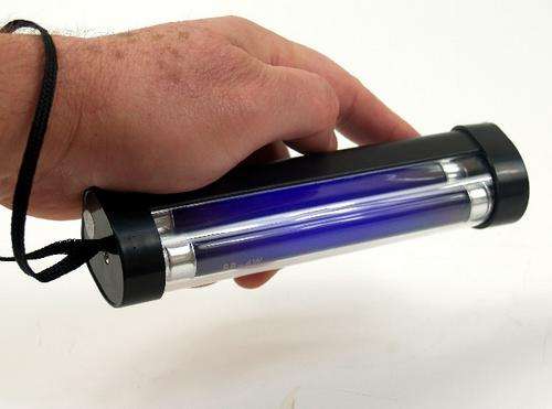 Handheld Fluorescent UV Black Light. Gems
