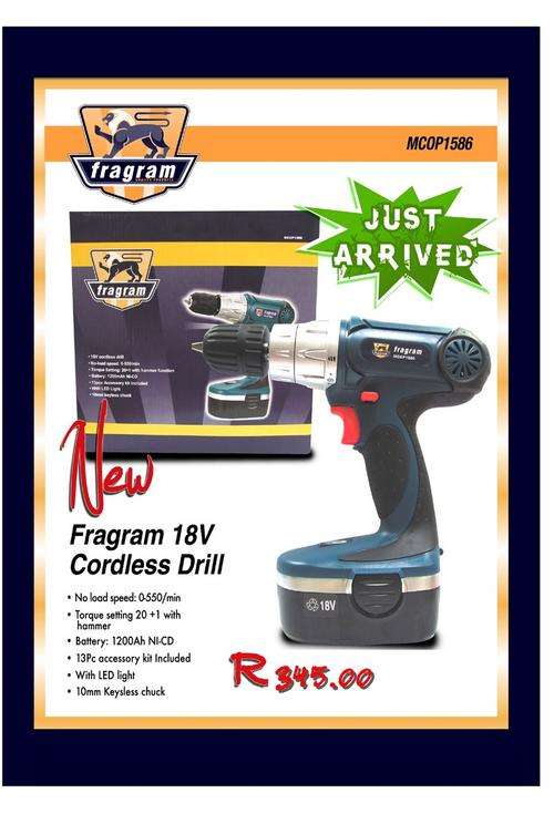 NEW FROM TOPDEALZ 18V COrdless Drill