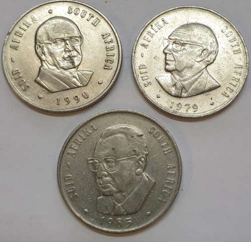 3 OLD ONE RAND COINS AS PER IMAGES