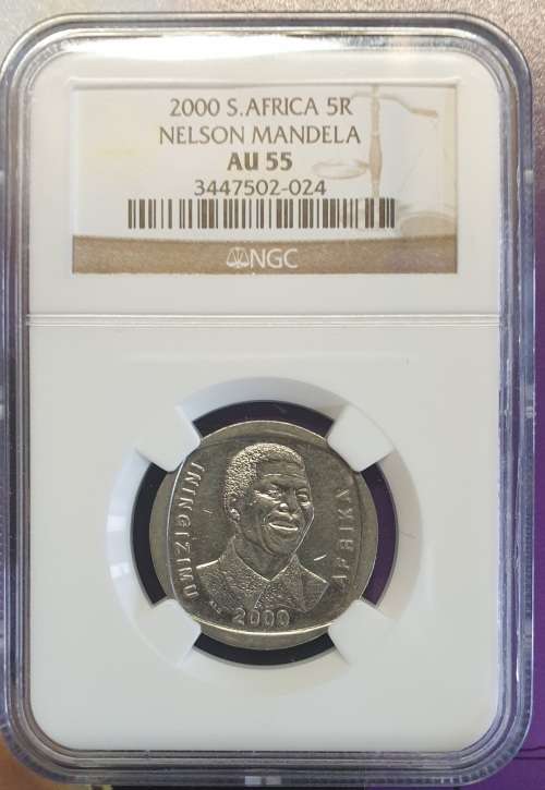 2000 Madiba Smiley NGC AU 55 Plus Madiba Legacy Series Comic No.3 as new!!!