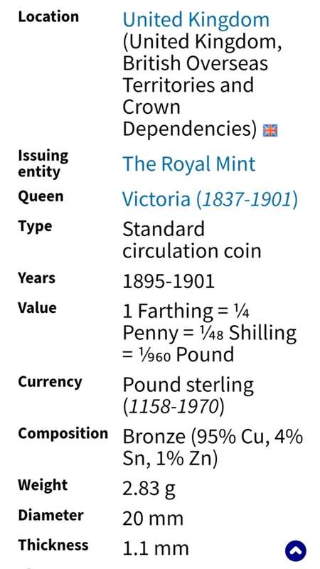 1896 Farthing !! As per images !!