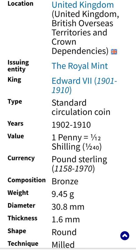 A Penny for your .....Winning Bid !!! 1910 ONE PENNY as per images !!!