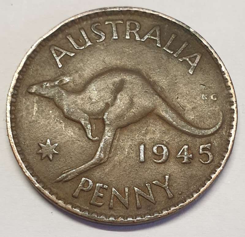 Australia 1945 One Penny as per images