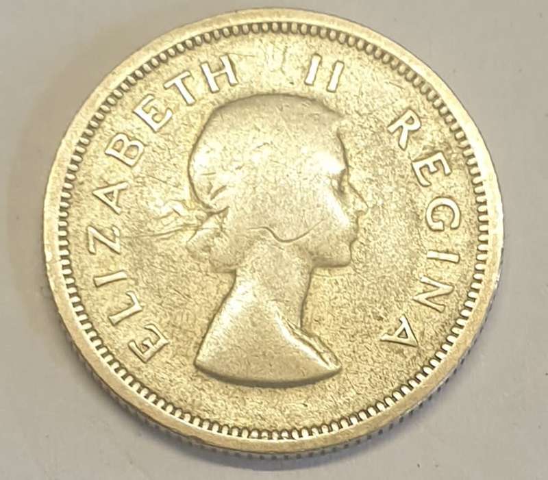 1954 Silver One Shilling as per images !!!