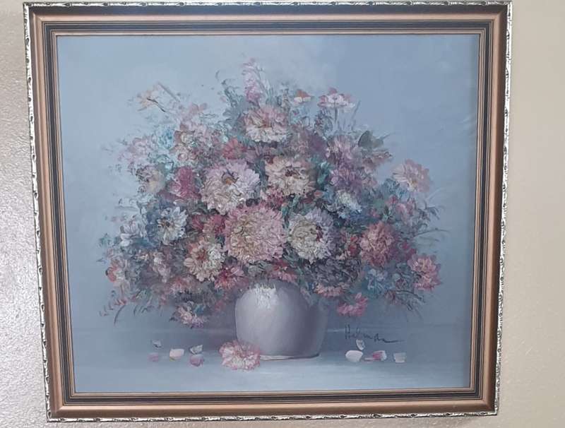 Robert Helman framed Oil painting / textured as per images !!