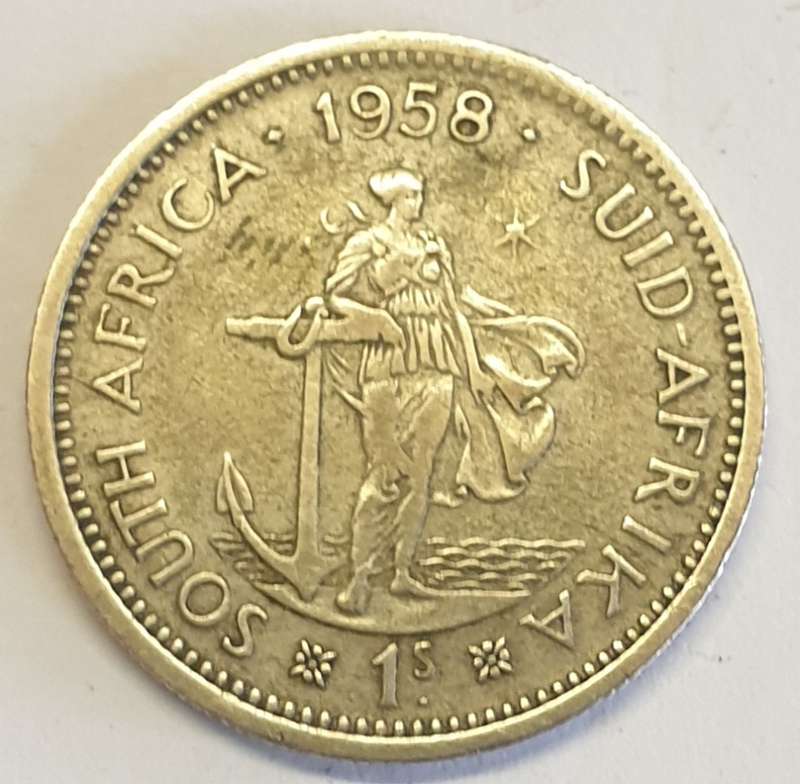 1958 Silver Shilling as per images !!!