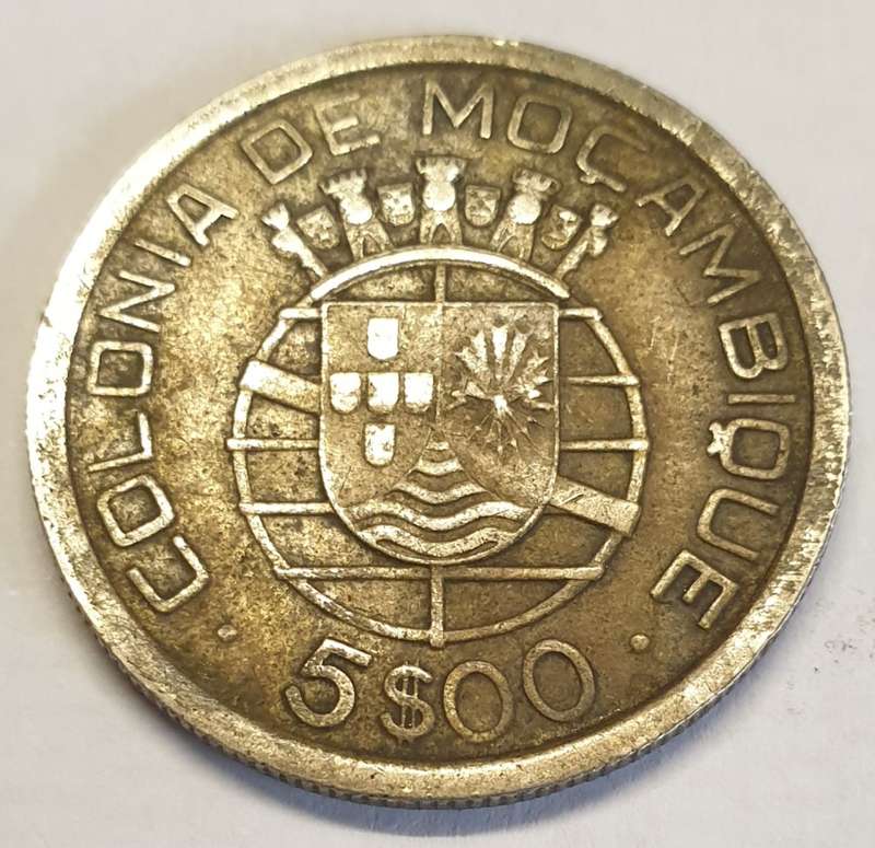 1938 Colonia De Mocambique $5.00 as per images !!!