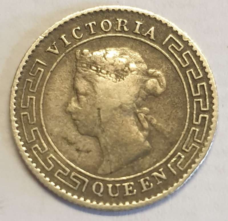 1900 Ceylon Ten Cents as per images!!!