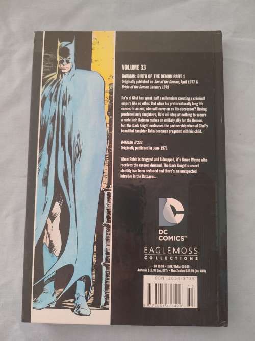 DC EAGLEMOSS HARD COVER COMIC VOLUME #33 BATMAN BIRTH OF THE DEMON PART 1 (NM)