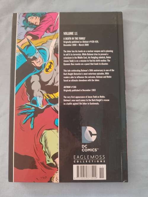DC EAGLEMOSS HARD COVER COMIC VOLUME #11 BATMAN - A DEATH IN THE FAMILY (NM)