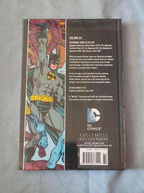 DC EAGLEMOSS HARD COVER COMIC VOLUME #84 SUPERMAN PANIC IN THE SKY (NM)