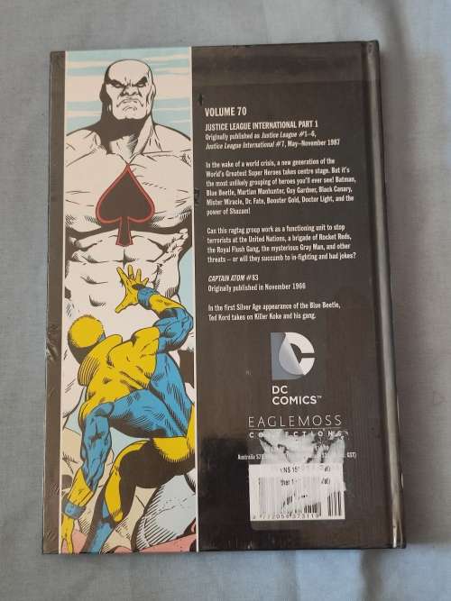 DC EAGLEMOSS HARD COVER COMIC VOLUME #70 JUSTICE LEAGUE INTERNATIONAL PART 1 (NM)