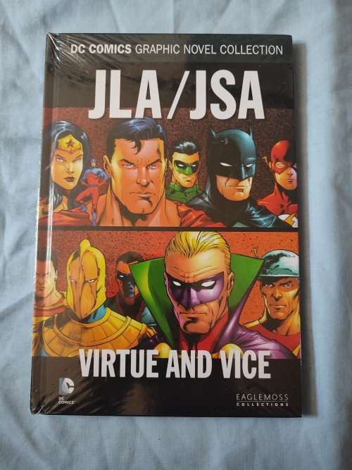 DC EAGLEMOSS HARD COVER COMIC - VOLUME #64 JLA/JSA VIRTUE AND VICE (NM)