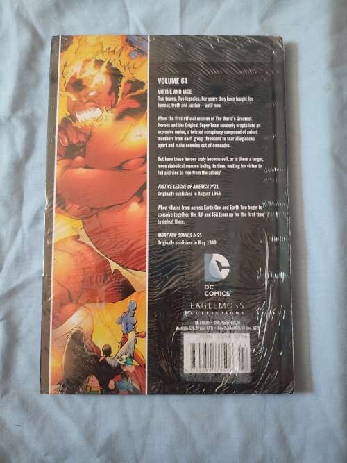 DC EAGLEMOSS HARD COVER COMIC - VOLUME #64 JLA/JSA VIRTUE AND VICE (NM)