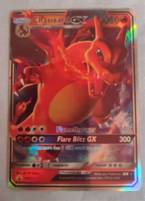Pokemon Card - Charizard GX SM211 Hidden Fates Ultra Rare Holo Promo (MINT)