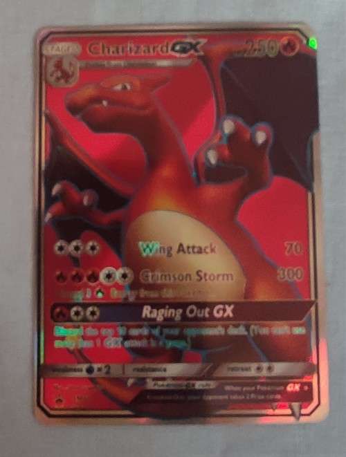 FULL ART Charizard GX ULTRA RARE Black Star Promo SM60 Pokemon TCG Holo Foil