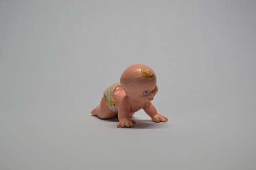 Collectable Little Baby doll crawling