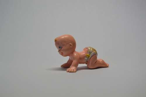 Collectable Little Baby doll crawling