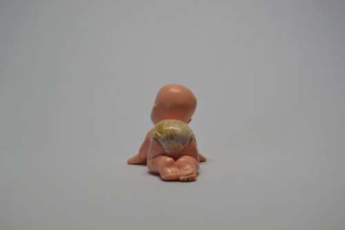 Collectable Little Baby doll crawling