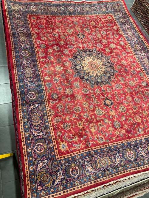 Old Persian Carpet Hand Knotted Size: 3.85 X 2.94 Meter No: 294