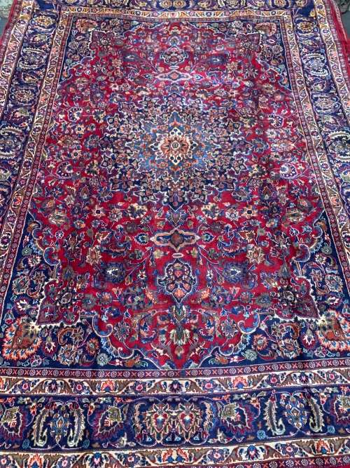 Second Hand Persian Carpet Hand Knotted Size 3.95x2.85 meter No: 262