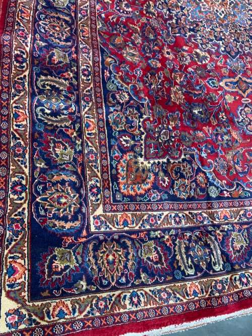 Second Hand Persian Carpet Hand Knotted Size 3.95x2.85 meter No: 262