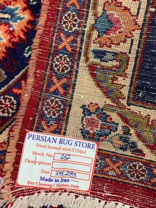 Second Hand Persian Carpet Hand Knotted Size 3.95x2.85 meter No: 262