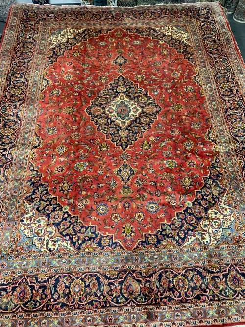 Old and Beautiful Persian Carpet Size: 3.86 X 2.90 meter No: 327