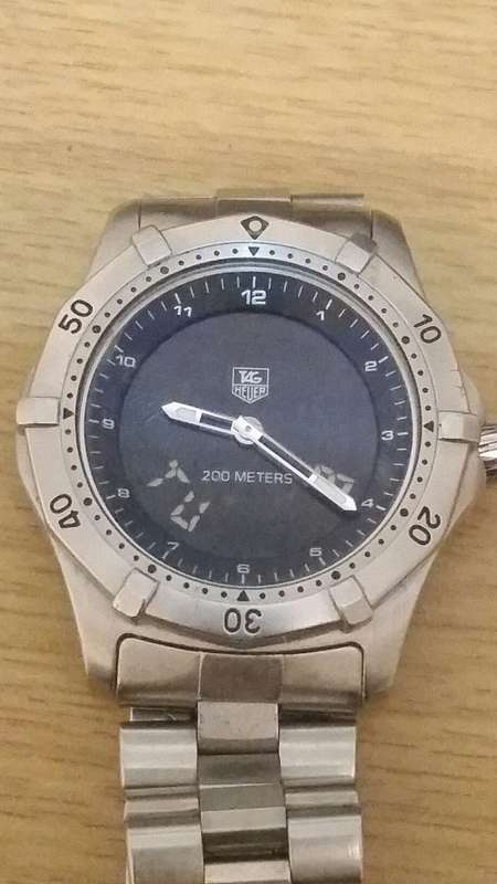 ### Unique Tag Heuer Classic 2000 Multigraph Swiss Gents Watch Analog/Digital!! #