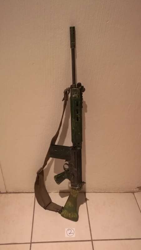 ## Rhodesian FN 7.62 Rifle,  deactivated with deactivation certificate ###