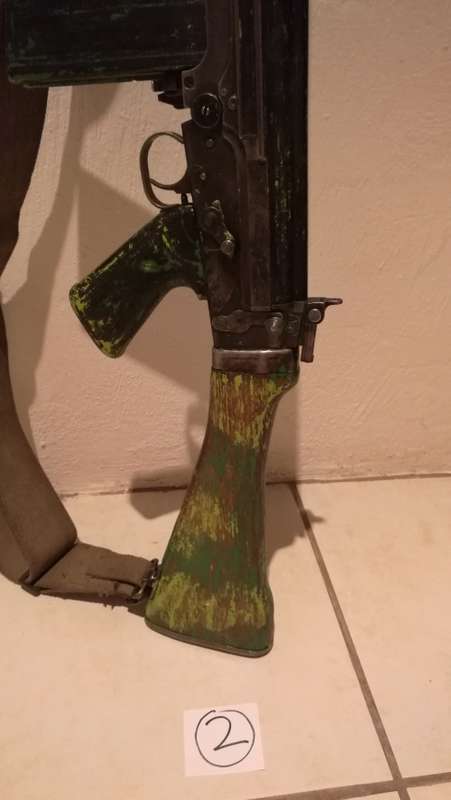 ## Rhodesian FN 7.62 Rifle,  deactivated with deactivation certificate ###