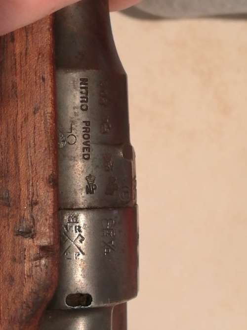 ### 303 1900 BSA Decommissioned rifle, welded up !! ###