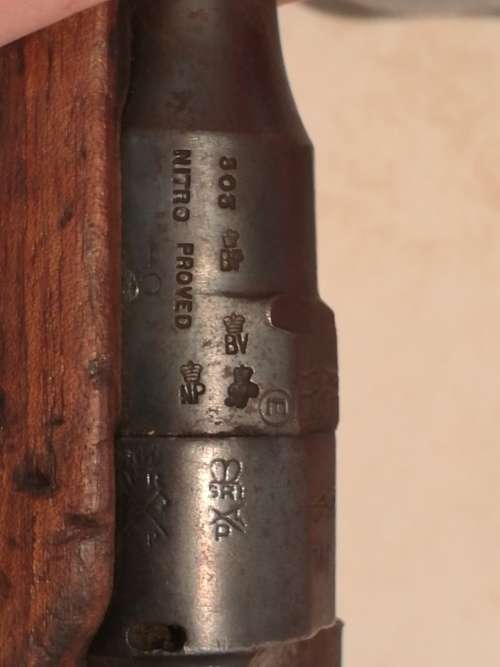 ### 303 1900 BSA Decommissioned rifle, welded up !! ###