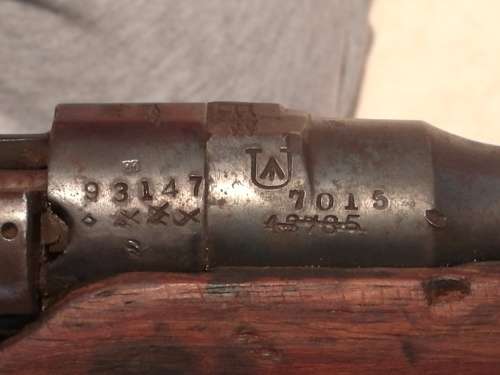 ### 303 1900 BSA Decommissioned rifle, welded up !! ###