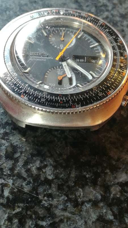 ##Vintage Seiko pilot calculator watch, vintage and rare!! - Automatic no batteries ever needed ###