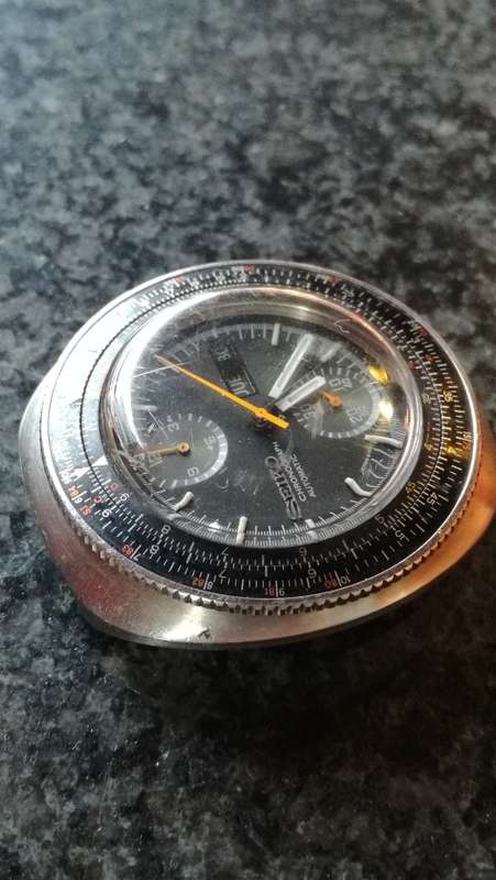 ##Vintage Seiko pilot calculator watch, vintage and rare!! - Automatic no batteries ever needed ###