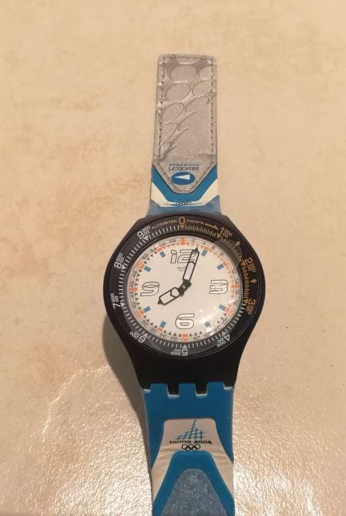 ### Swatch Torino 2006 Oympics Gents watch as new, Collectors ###